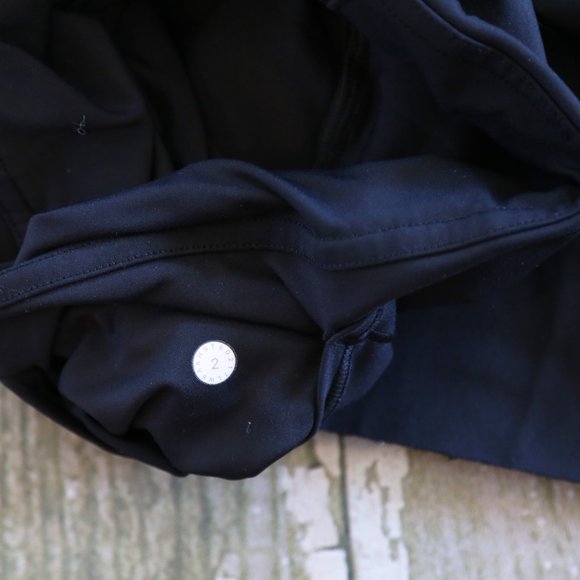Lululemon Fast And Free 7/8 Tight Black Leggings 2 - Picture 5 of 7